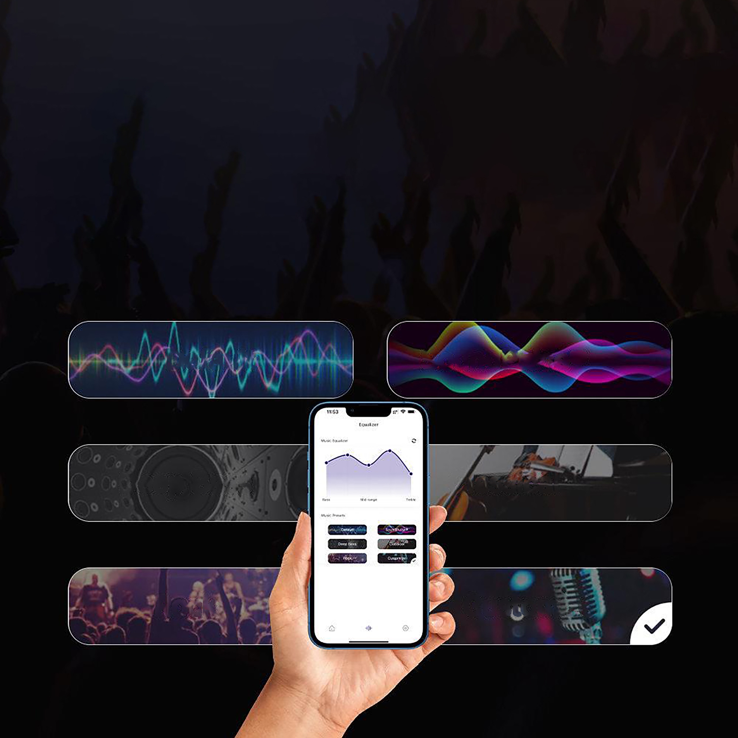 30W Głośnik przenośny Tronsmart T7 BEZPRZEWODOWE BLUETOORH 5.3 Zasilanie akumulatorowe