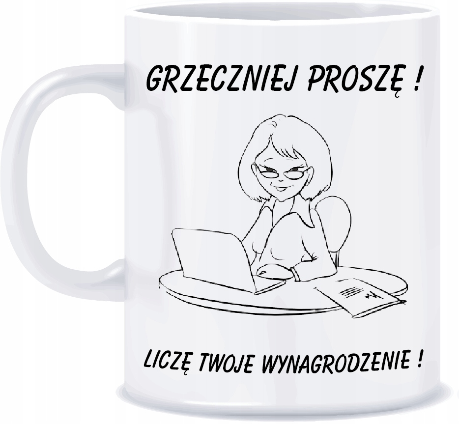 

Kubek Księgowej Śmieszny Tekst 330ml