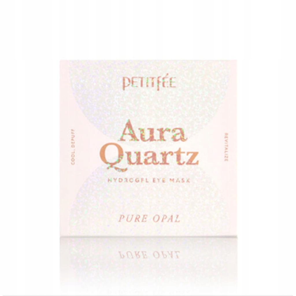 Petitfee Aura Quartz Hydrogel Eye Mask –Pure Opal 40 ea - Płatki hydrożeowe pod oczy — 3