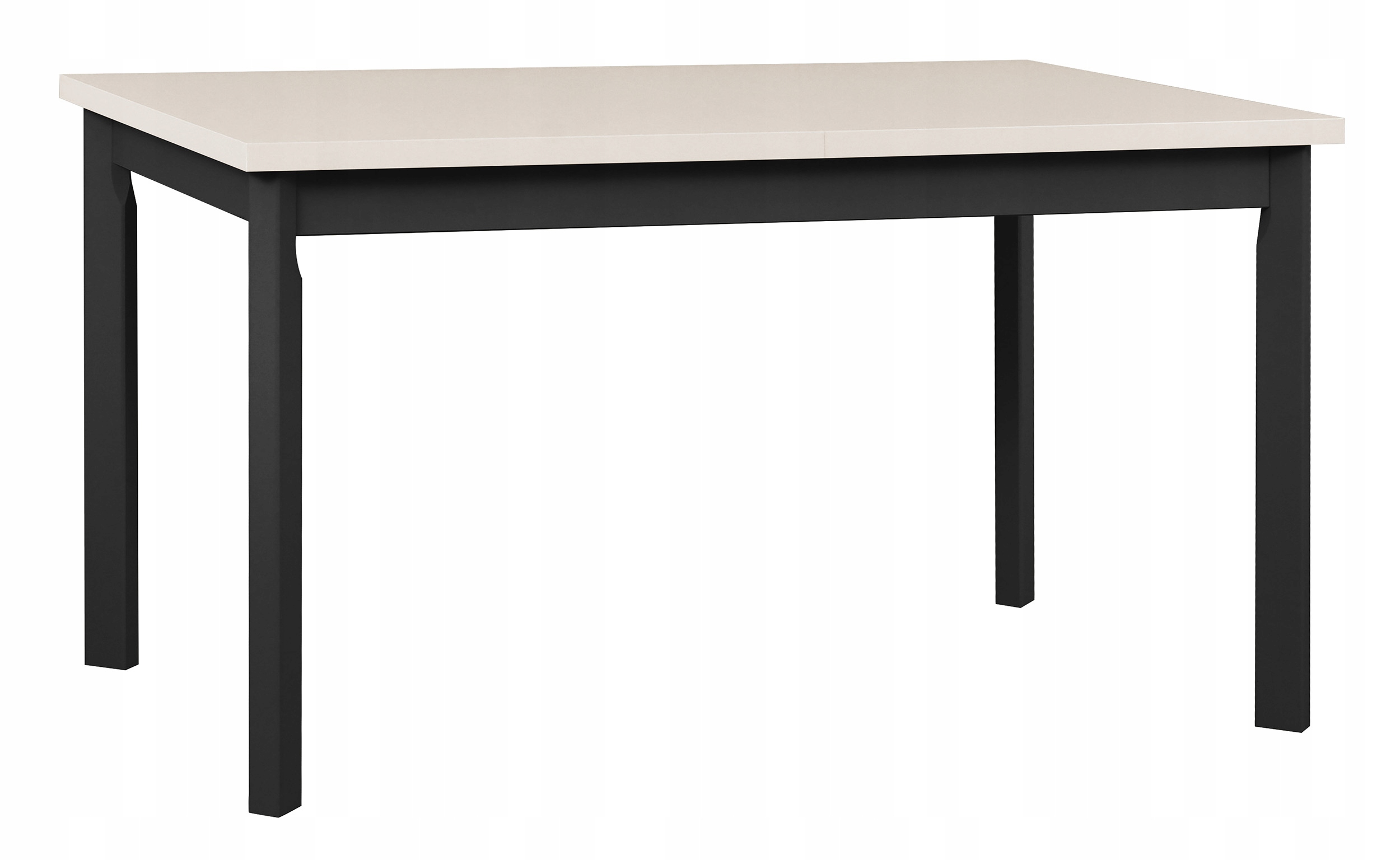 Dřevěný rozkládací stůl Bantale 120-150 x 80 cm černý/kašmírový