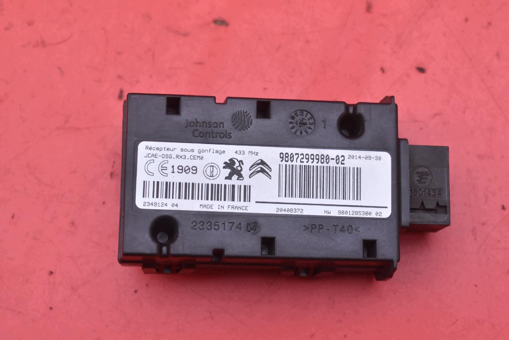 centralina modulo pressione pneumatici, gomme TPMS 9807299980 PEUGEOT 508 1 e LIFT 14-20