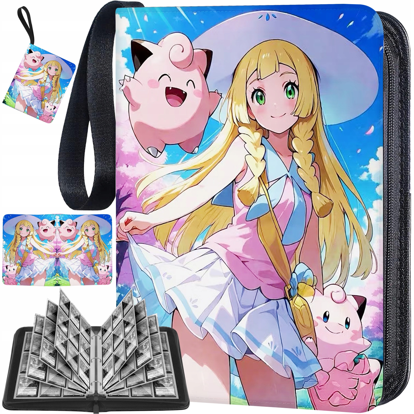 SEGREGATOR / ALBUM NA KARTY POKEMON - 900 KART - KLASER Z ZAMKIEM