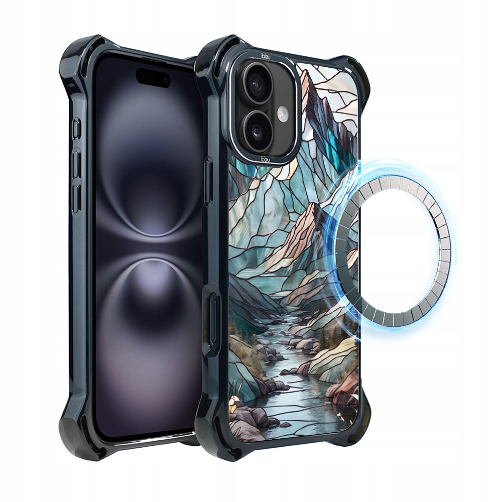 Pouzdro pro iPhone 16 Ibizu DropGuard Ultra s MagSafe, Horský Potok
