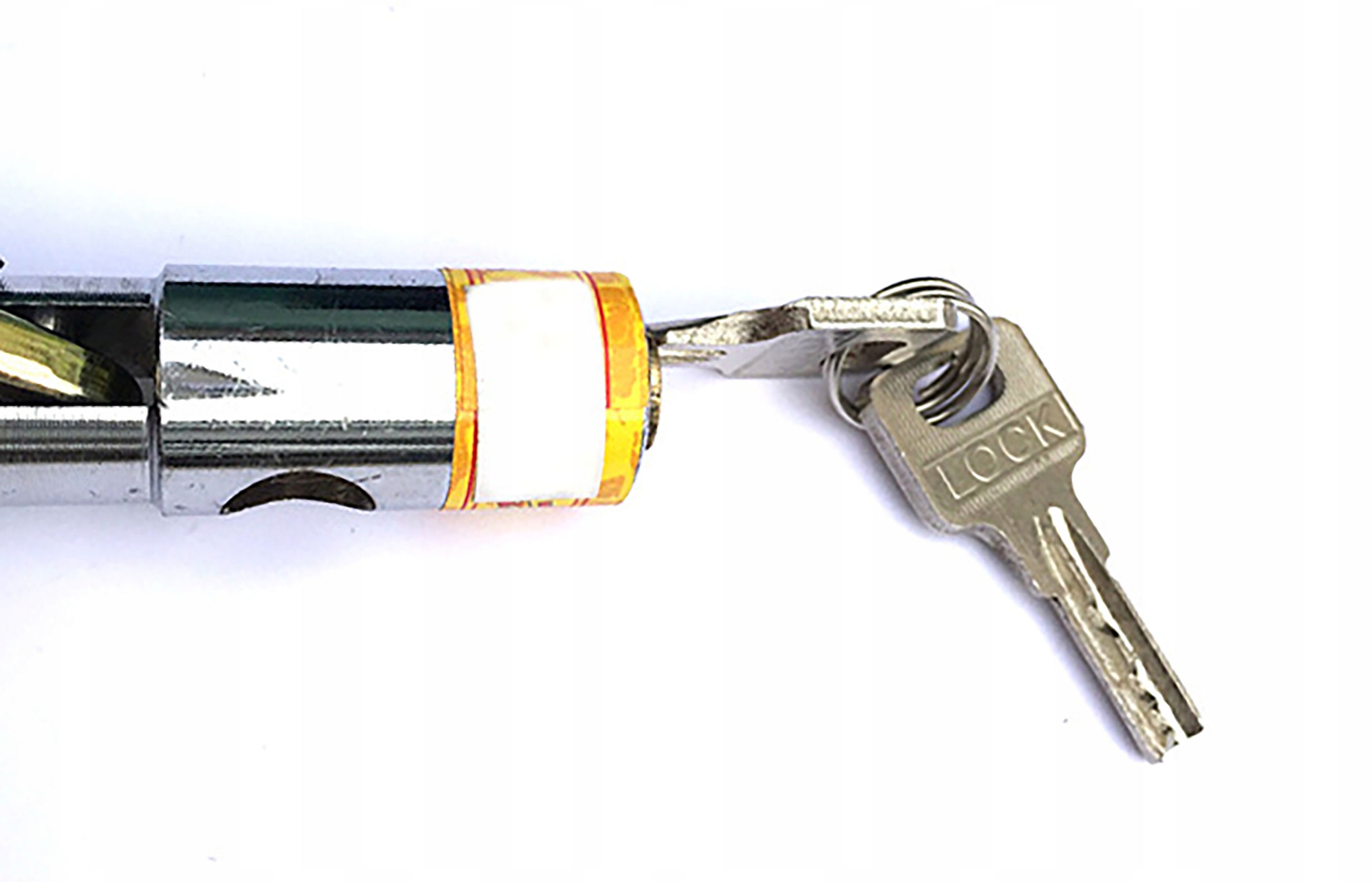 ŁAŃCUCH ZAPIĘCIE BLOKADA ROWEROWA NA ROWER Waga produktu z opakowaniem jednostkowym 0.3 kg