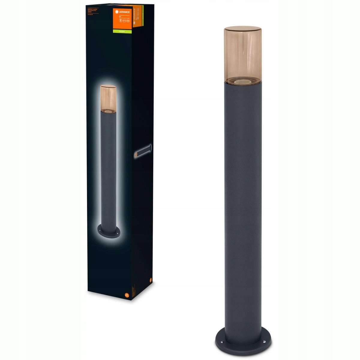 

Lampa Ogrodowa Stojąca Słupek E27 80cm Ledvance