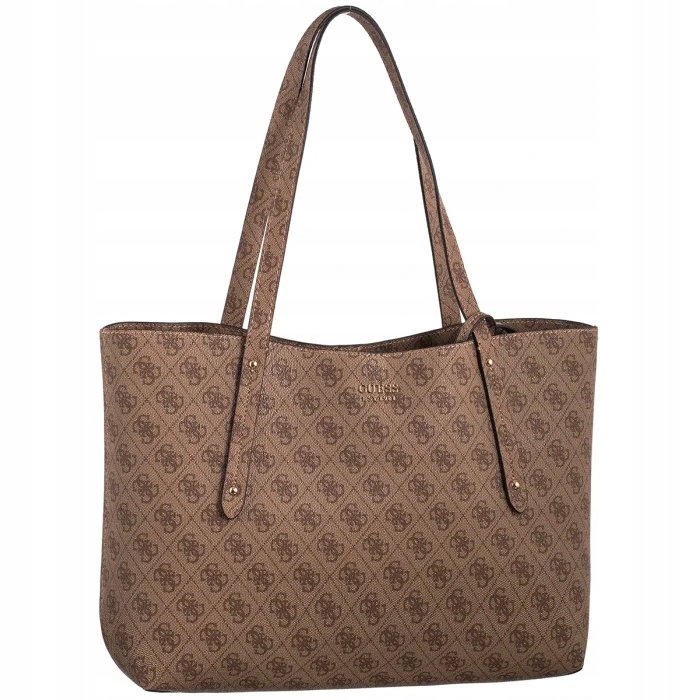 Velká dámská nákupní kabelka Guess Brenton Tote HWLG96 Béžová