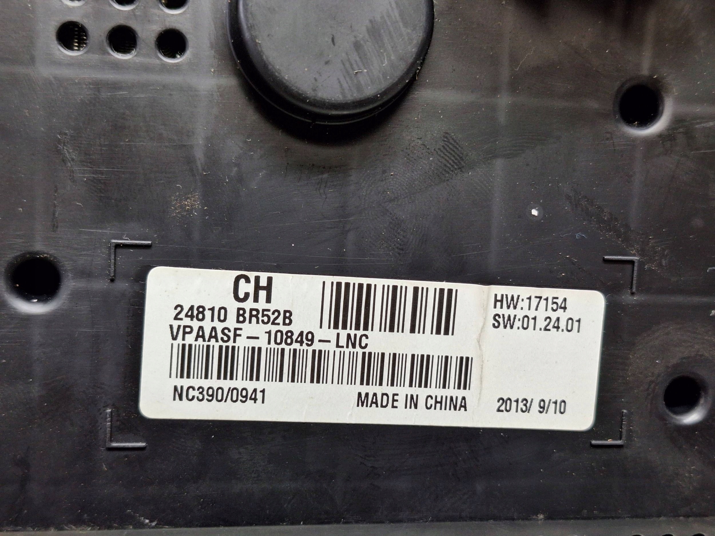 dials clock NISSAN QASHQAI and DCi 24810BR52B