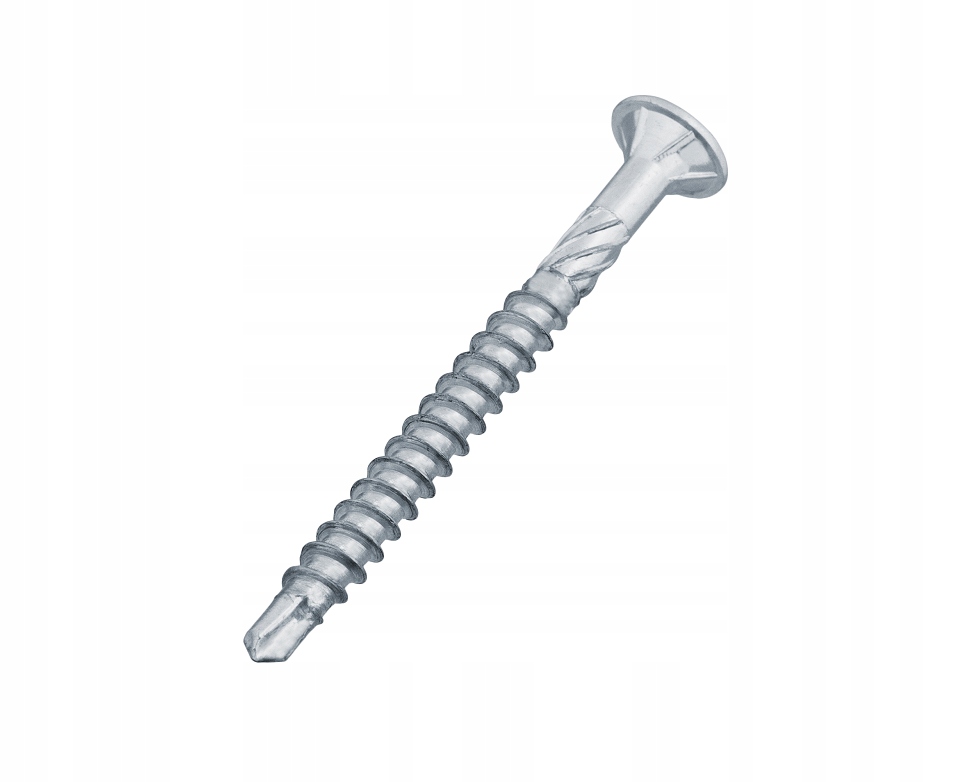 samovrtný šroub pro dřevotřískovou desku 4x50 Tx pozink bílý 1000 ks