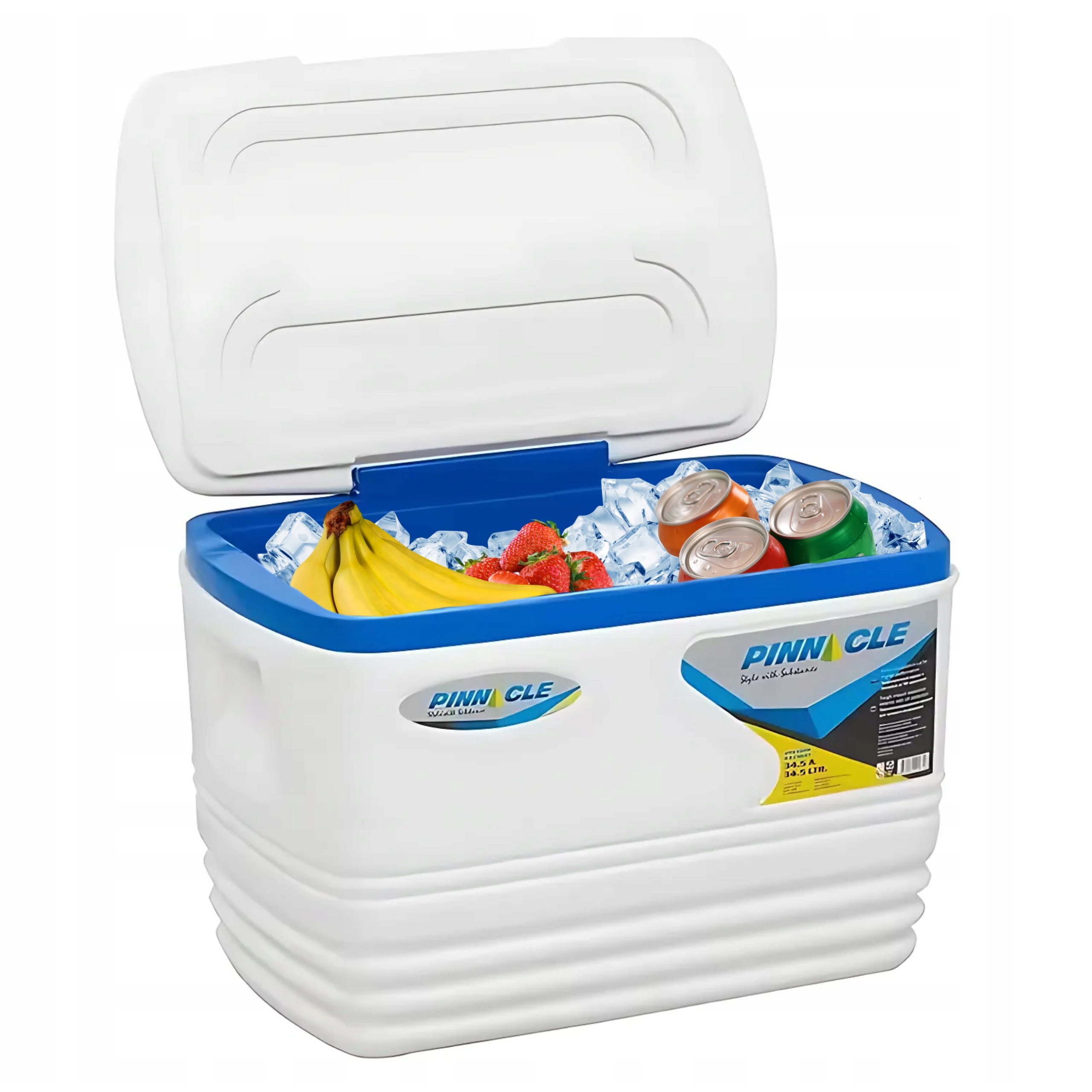 Turistická lednička na mrazicí vložky do auta 34,5L Bílá Pinnacle Voyager