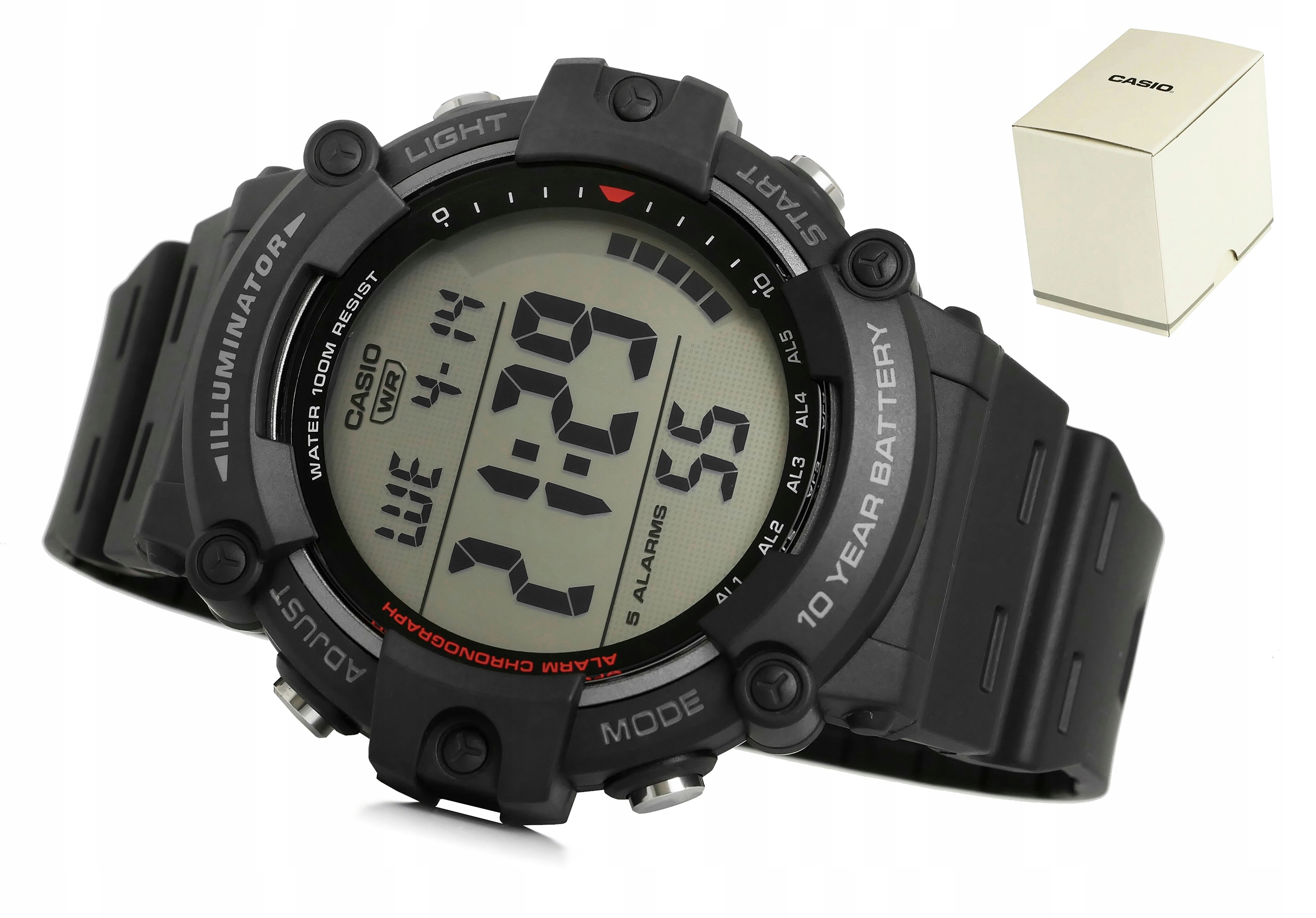 Hodinky Casio AE-1500WH-1AVEF Sportovní Wr 100 M Krabička