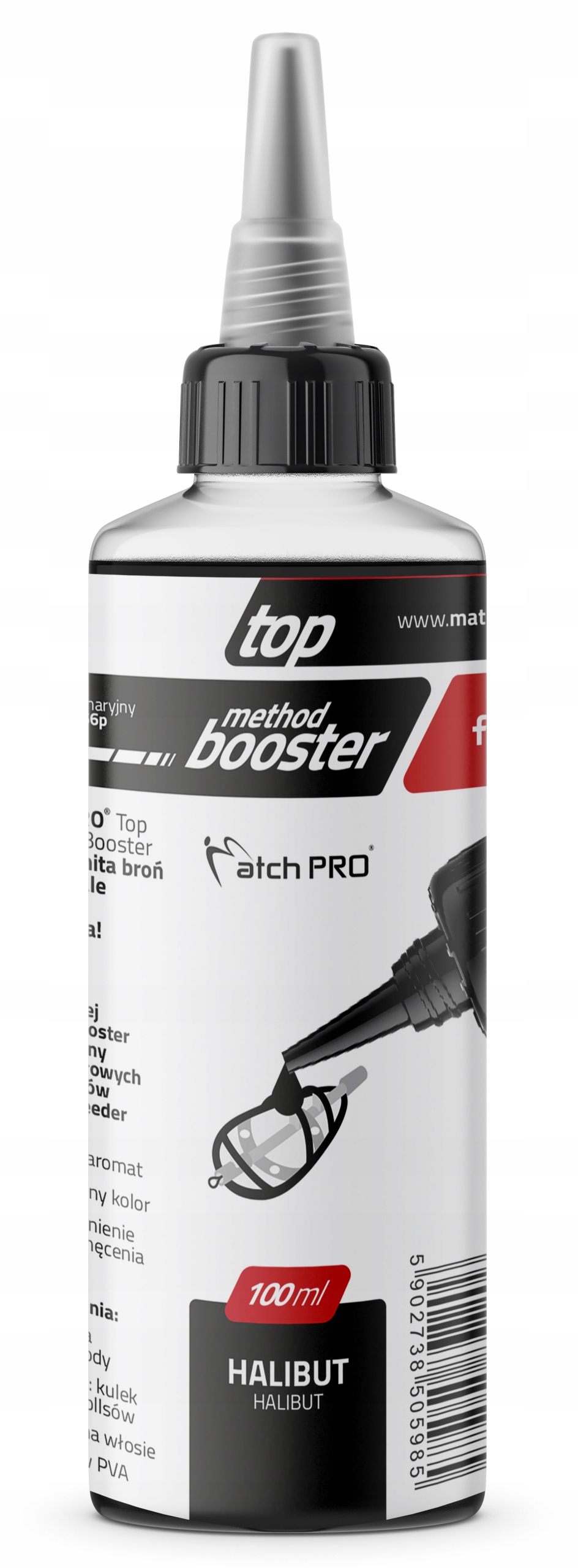 MatchPRO TOP METHOD BOOSTER HALIBUT AROMAT DOPALACZ 100ml