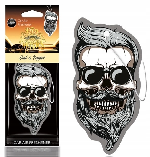 

Odświeżacz powietrza Aroma Barber Oud&Pepper Skull