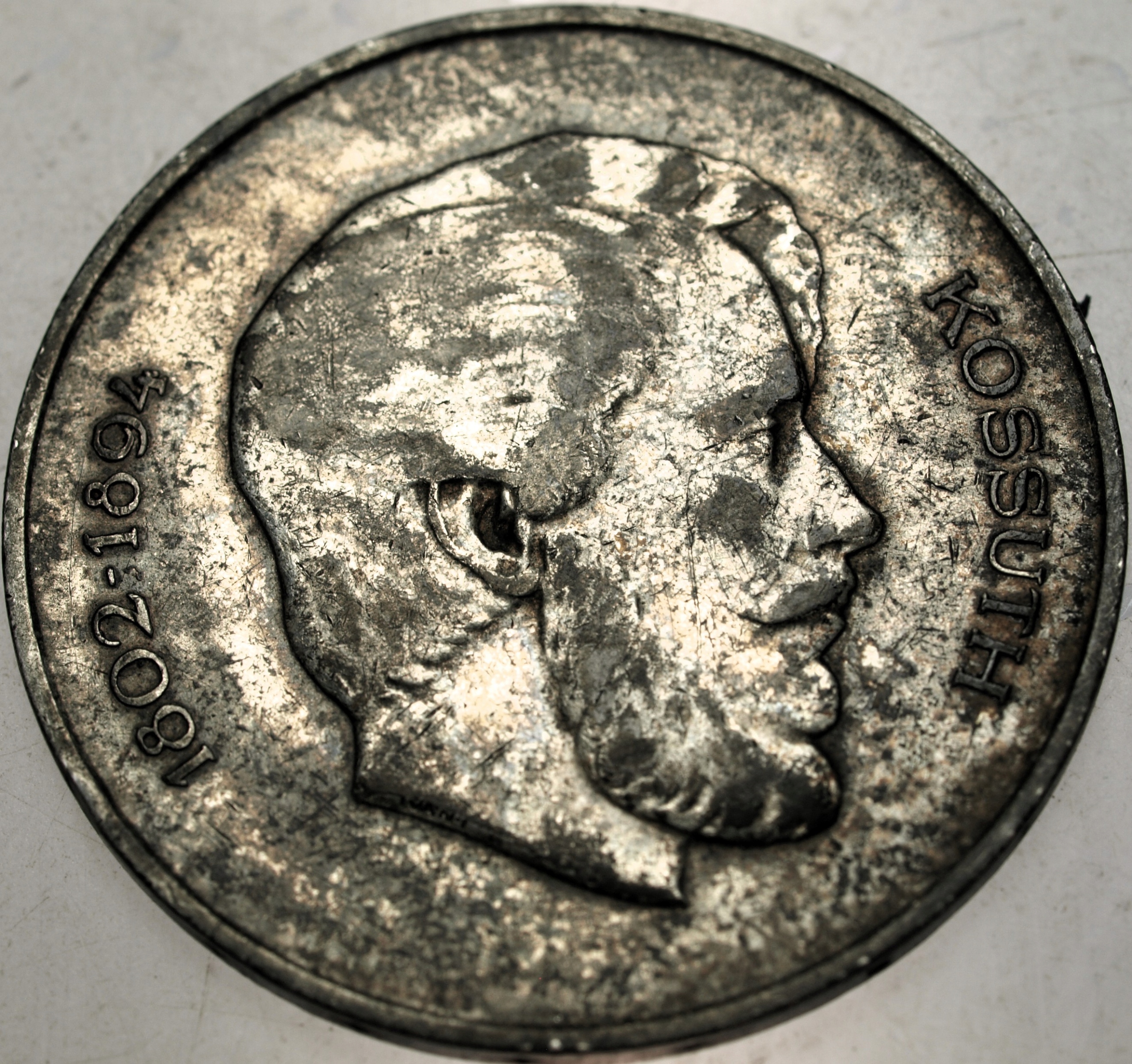 Węgry 5 Forintów 1947 Kossuth SREBRO