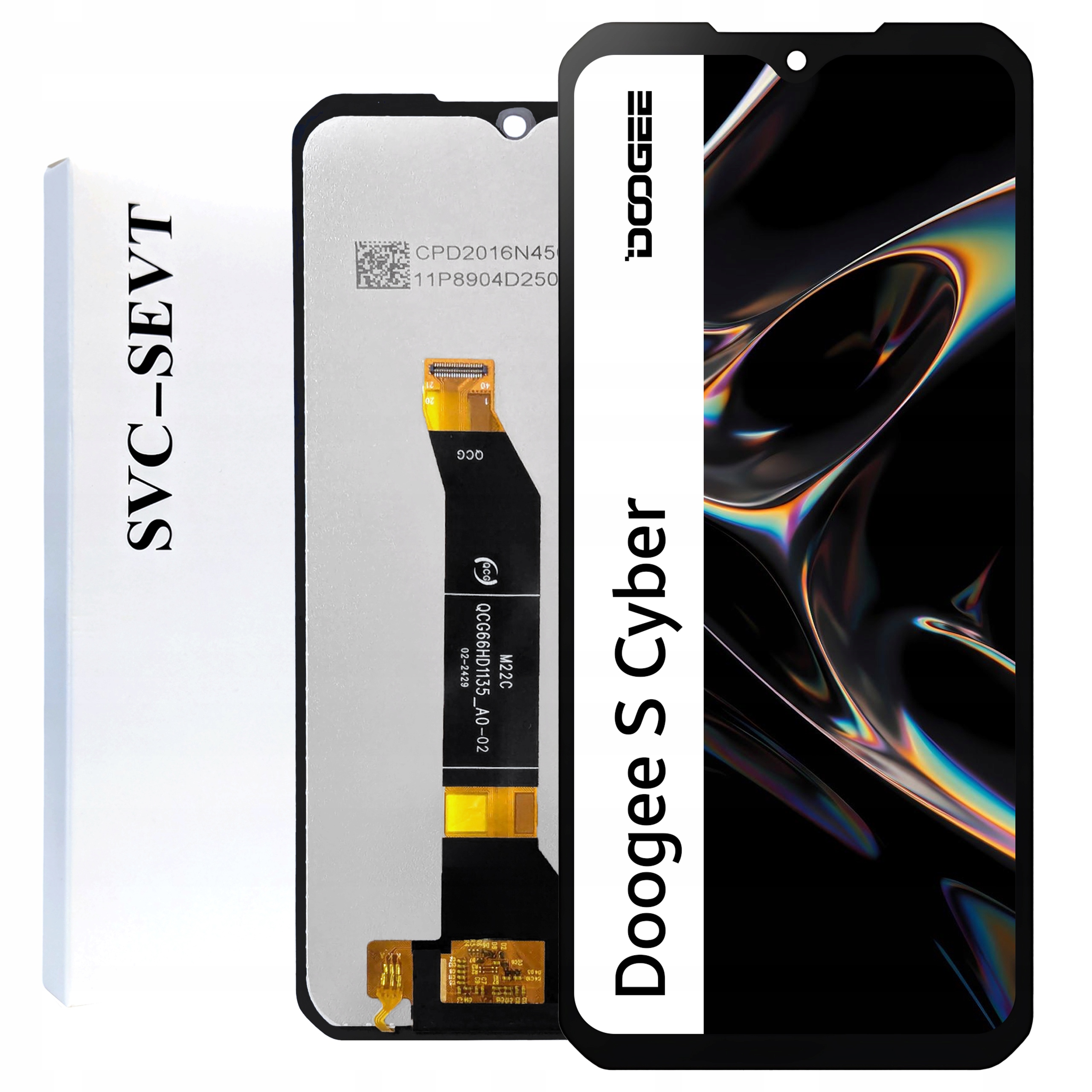 Displej pro Doogee S Cyber Service Pack LCD Matrix Originál Zila