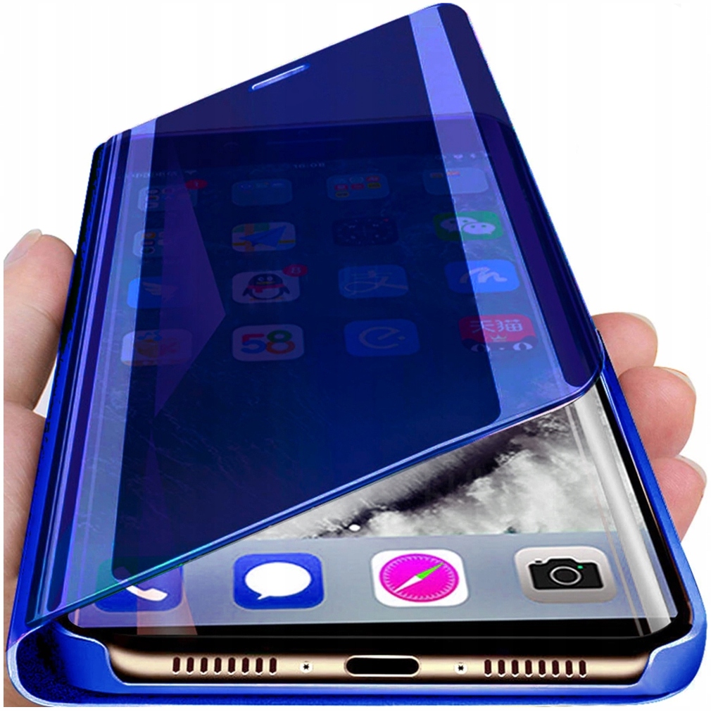 

Etui z Klapką Mirror do Huawei P40 Lite + Szkło