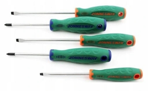 Kpl. wkrętaków 5szt. D71C105S Jonnesway Kod producenta D71C105S