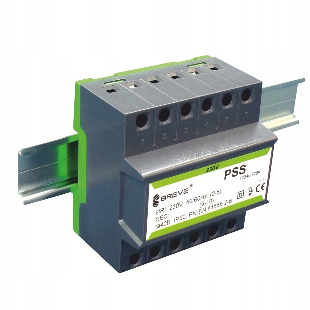 

Transformator 1-fazowy Pss 63N 63VA 230/24V Th