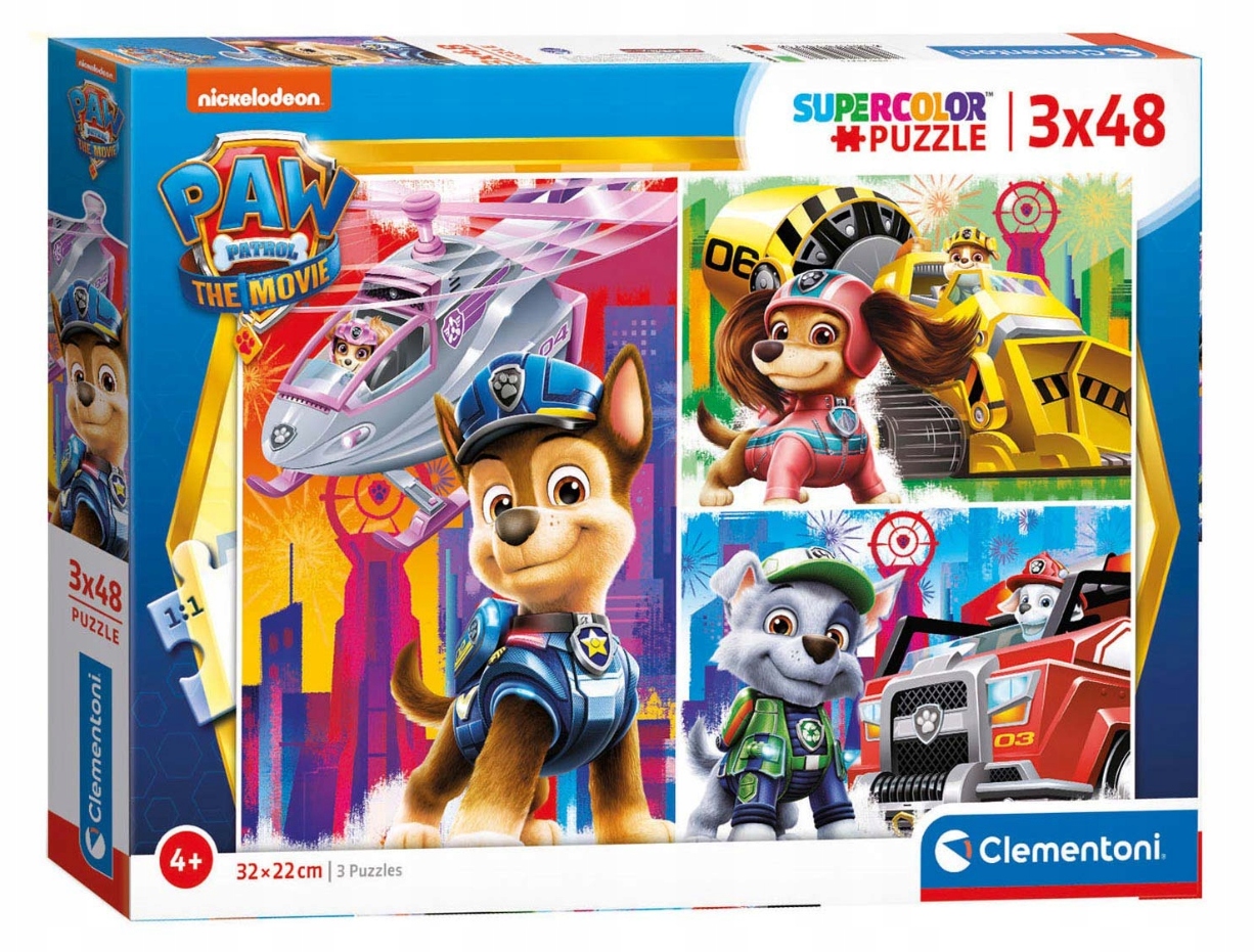 

Clementoni Puzzle 3x48el. Psi Patrol 25271