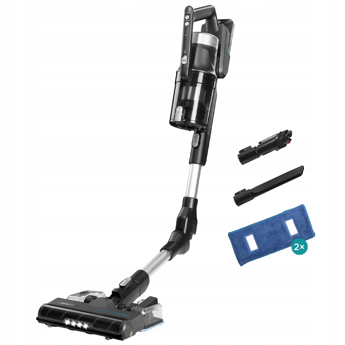 Odkurzacz pionowy Concept VP6200 3w1 Mop Elastyczny przegub Bldc do 60 min.