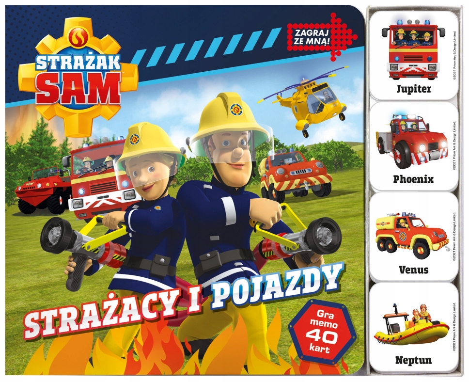Strażak Sam. Zagraj Ze Mną. Strażacy i pojazdy
