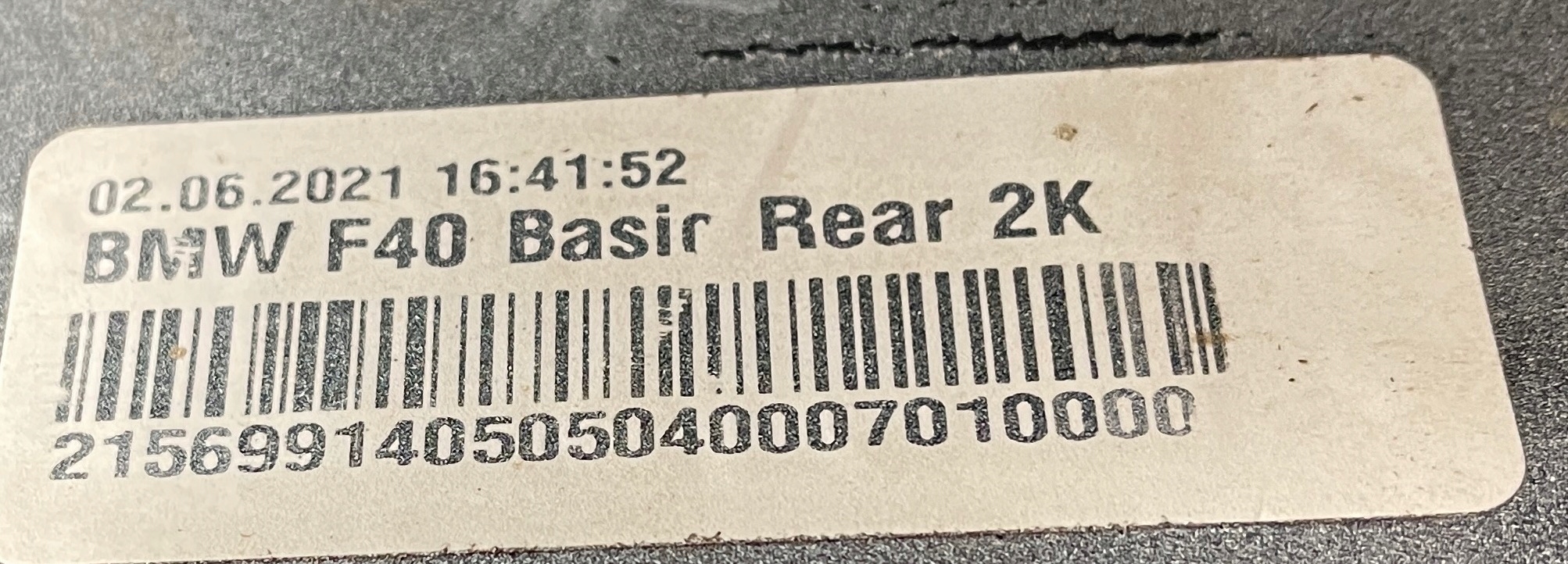 Stoßstange heck hinten BMW 1 F40 19- PDC BASIC