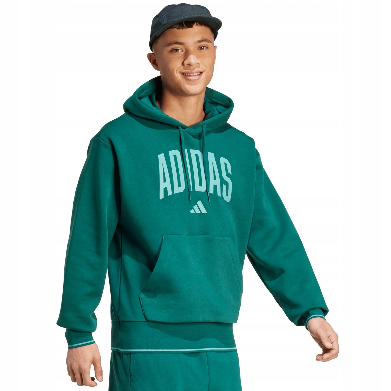 Pánská mikina adidas Collegiate Hoodie zelená KC3873 vel. M