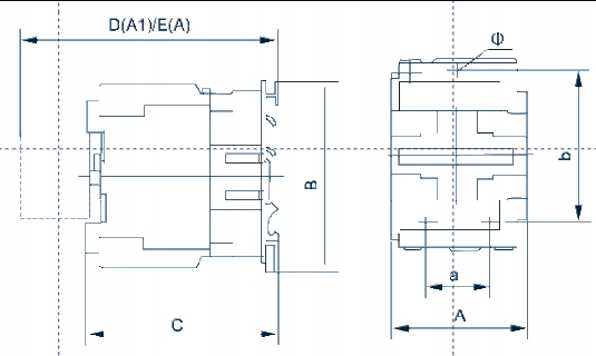 Stycznik 25A 11kW LC1 3P+1NO cewka 230V Marka bez marki
