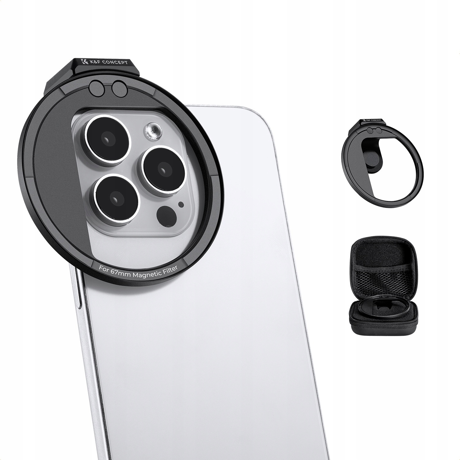 Univerzální klip K&f na magnetické filtry pro iPhone/Samsung S22/S23