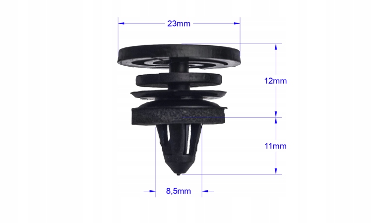 10x SPINKA TAPICERKI DRZWI 6K0868243C SEAT IBIZA Typ samochodu Samochody osobowe