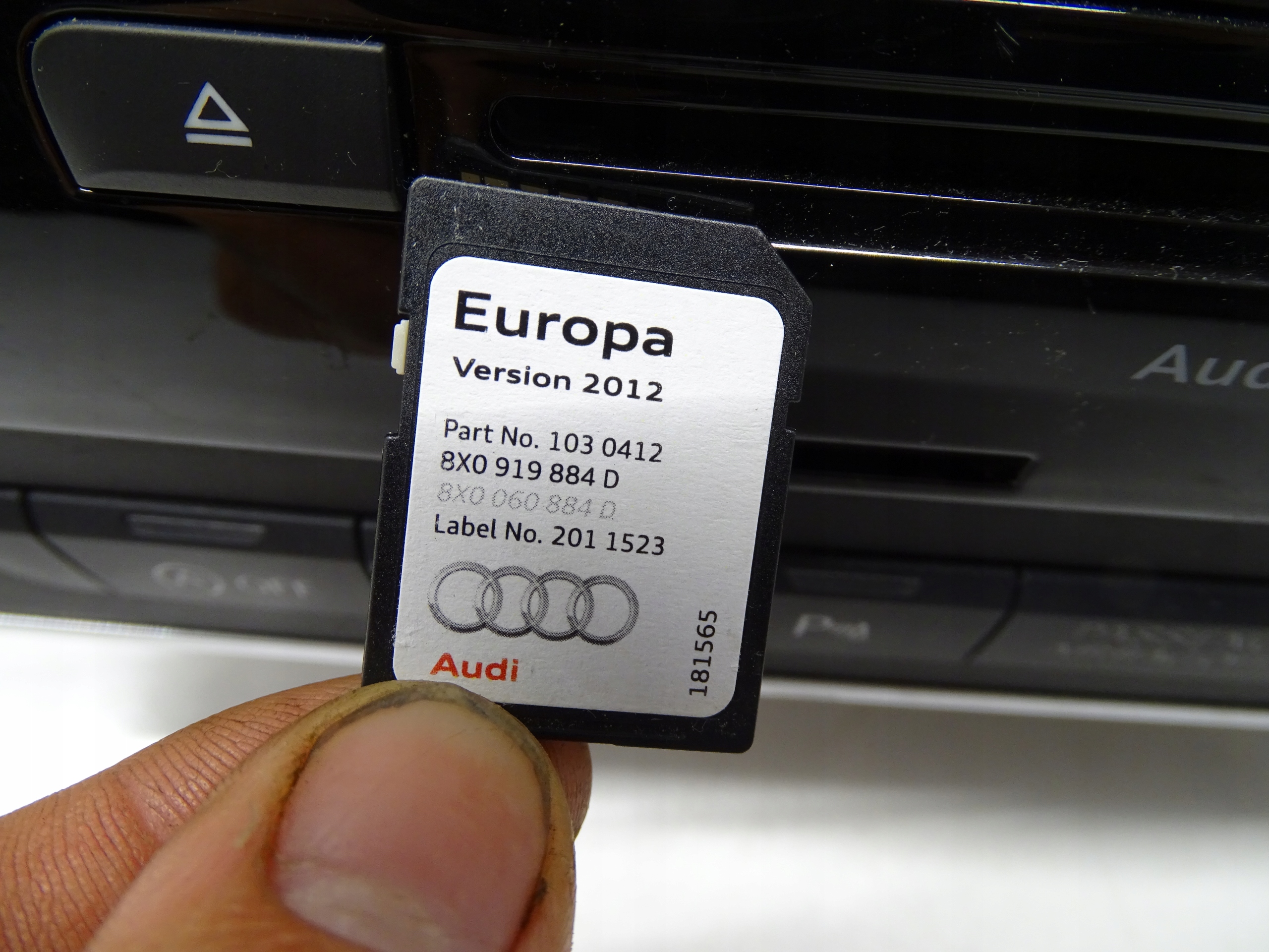 player navigation devices RMC AUDI A6 C7 KARTA navigation devices 8X0919884D 4G0035193E