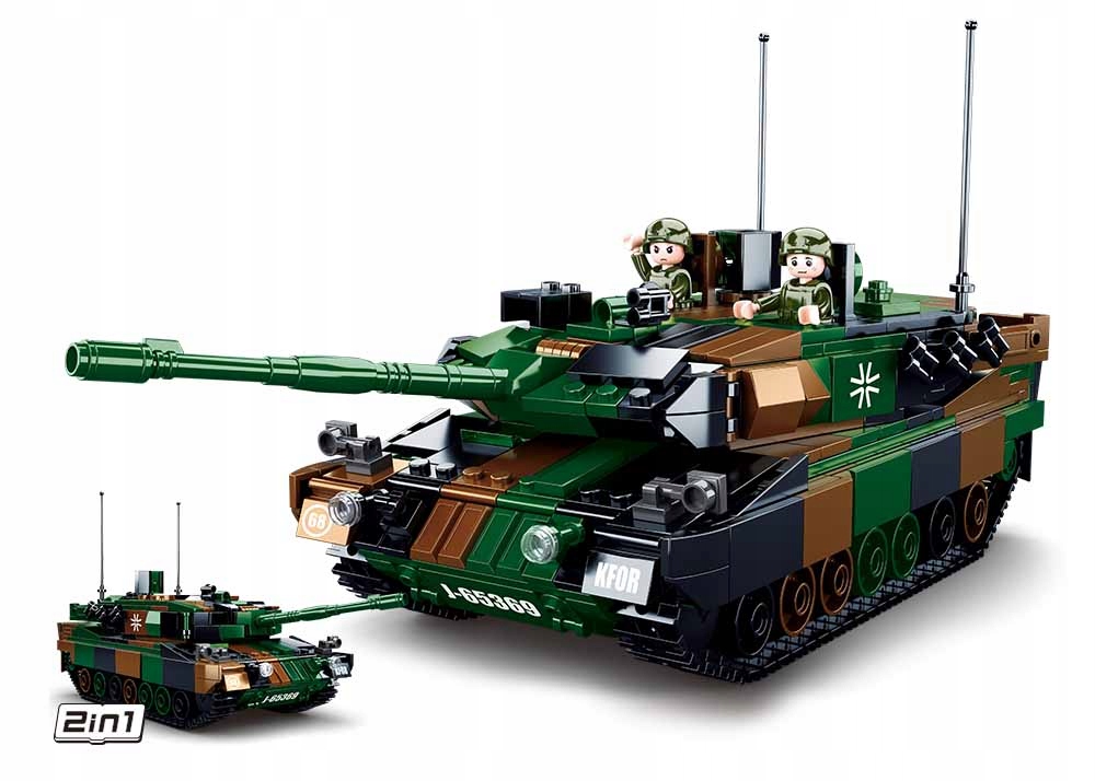 

Klocki Sluban Czołg Leopard 2A5 Main Battle 2w1