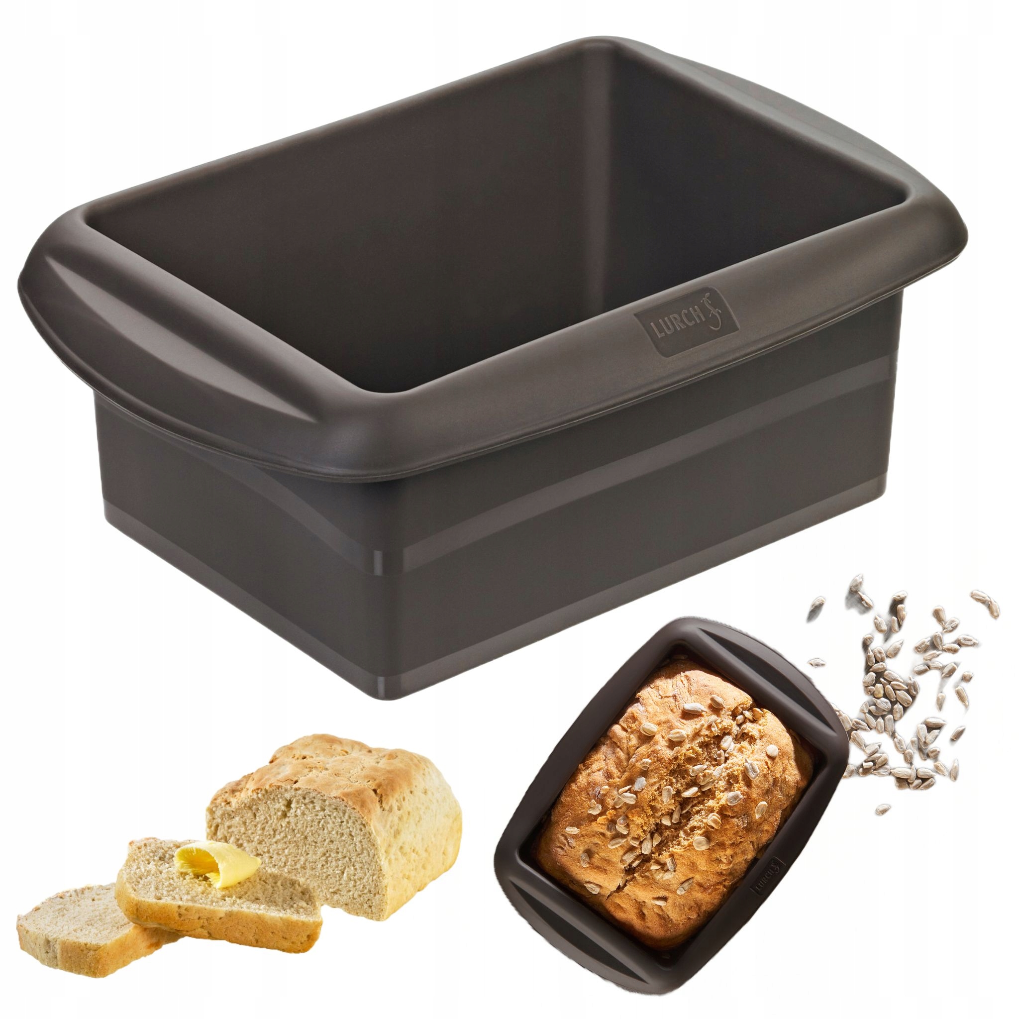 

Mini Forma Chleba Keksówka Silikonowa Lurch 20x14