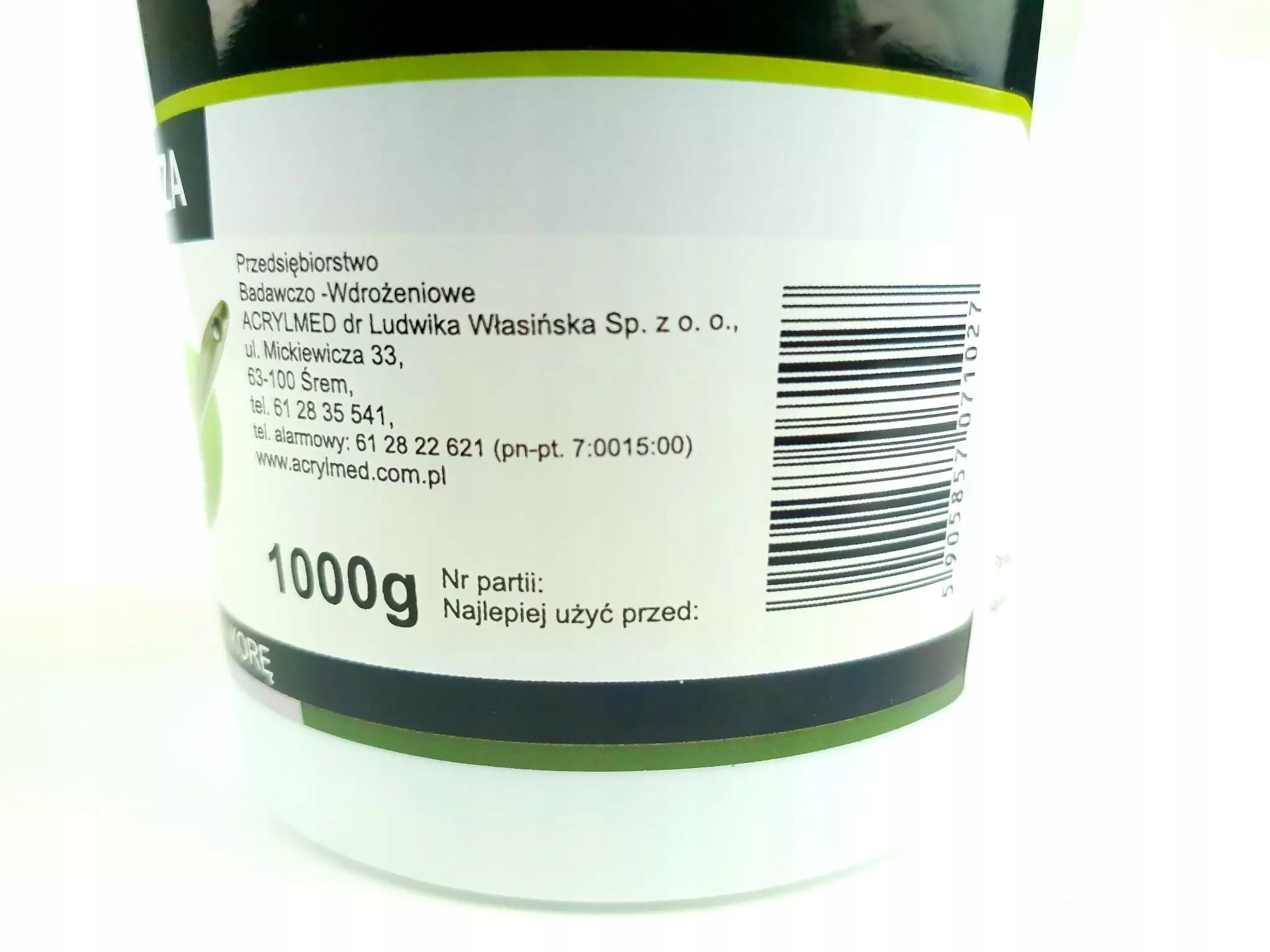 Maść ogrodnicza ochronna pasta do drzew 1kg chroni Producent Acrylmed