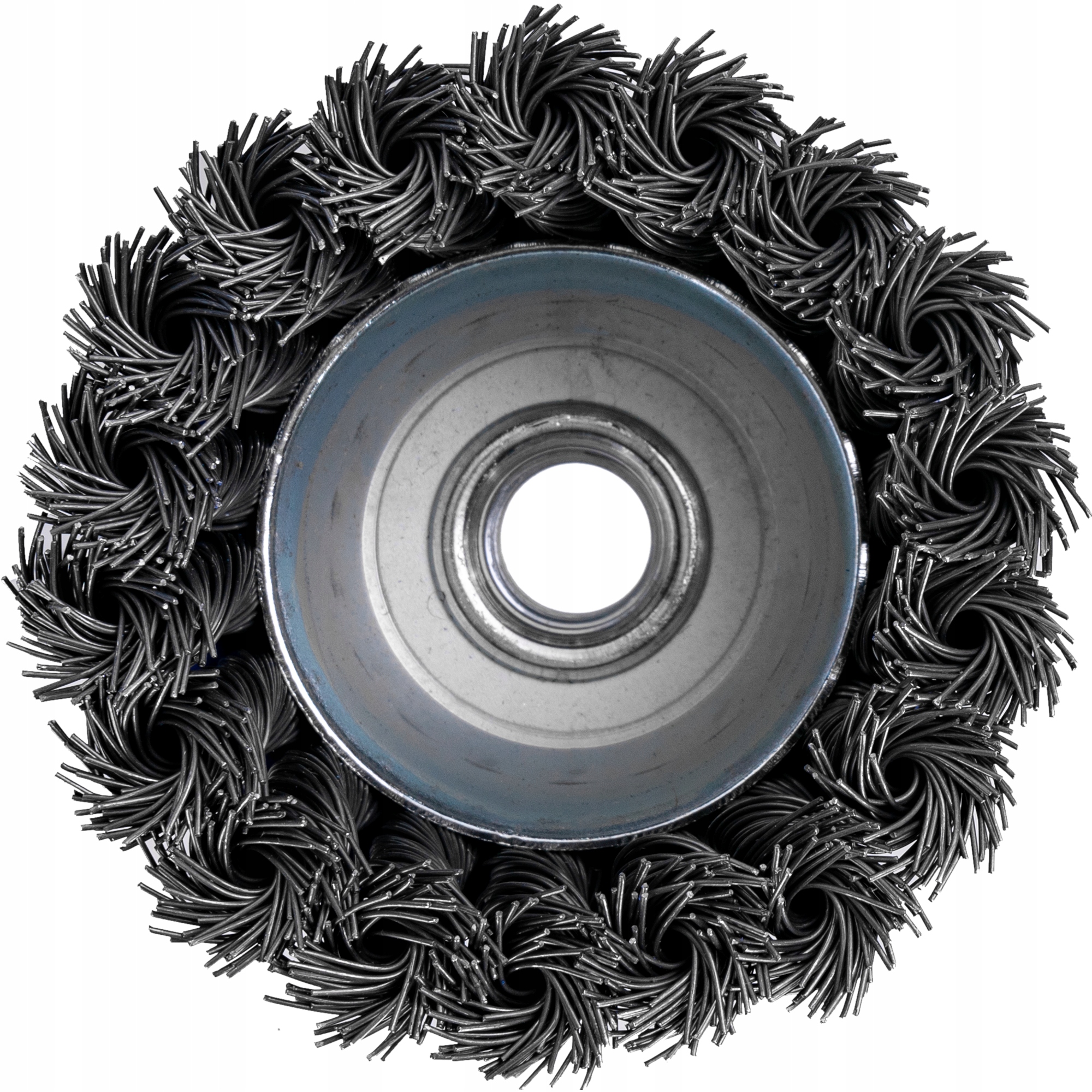 SZCZOTKA DO SZLIFIERKI DOCZOŁOWA 100mm M14 DRUT SKRĘTNY C4308 Marka Richamnn