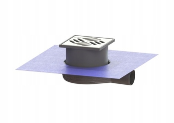 Podlahový Kessel „der Ultraflache 54“ DN50, Dmu, Štrbinová Mriežka