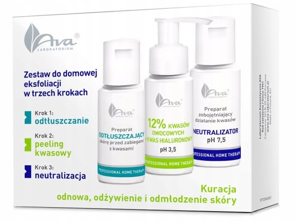 Ava Laboratorium – Sada Pro Domácí Exfoliaci