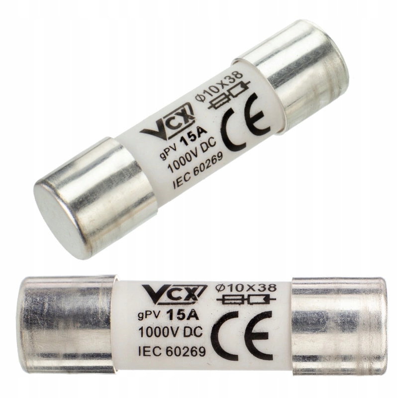 

VCX Wkładka Bezpiecznikowa Topikowa Solarna 15A DC