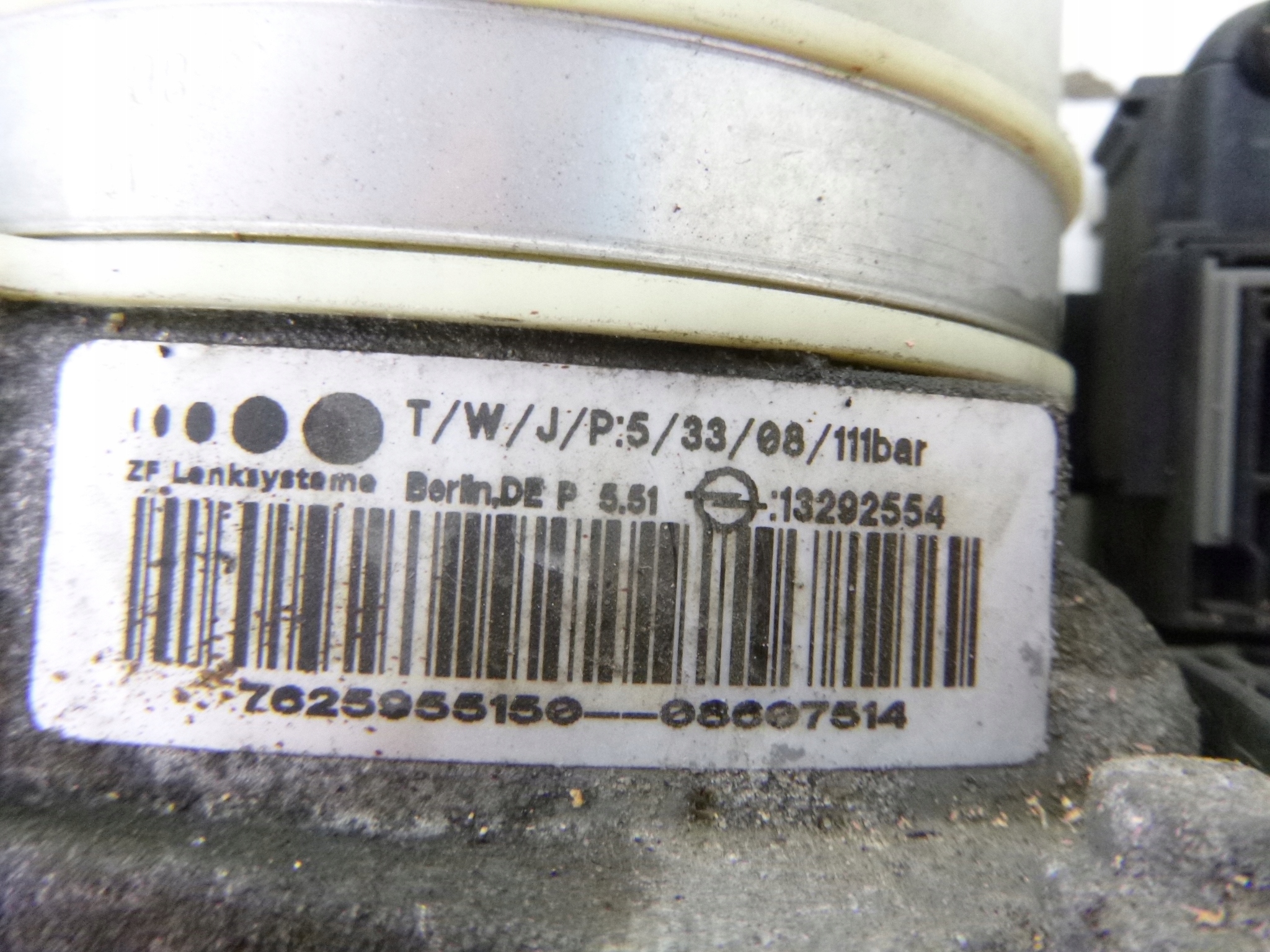 servo pump OPEL ASTRA H LIFT 1.7d 2008r. 7625955150
