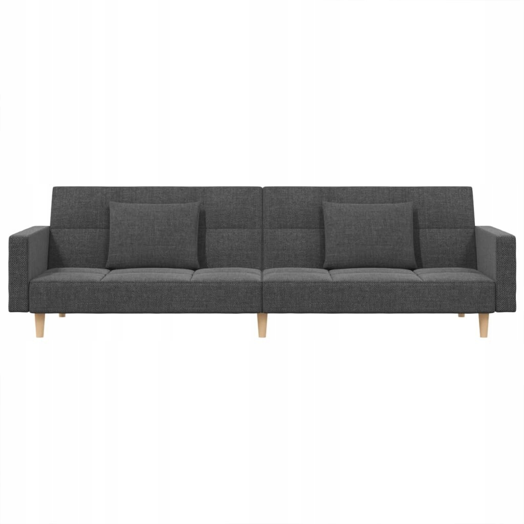 Pohovka Elegantní Pohovka pro 2 osoby Pohodlná Čalouněná Světle šedá