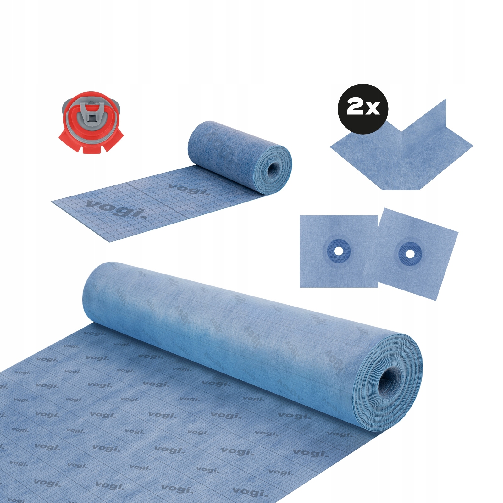 Hydroizolace koupelny Mata Páska Sada Suchý sifon Vogi