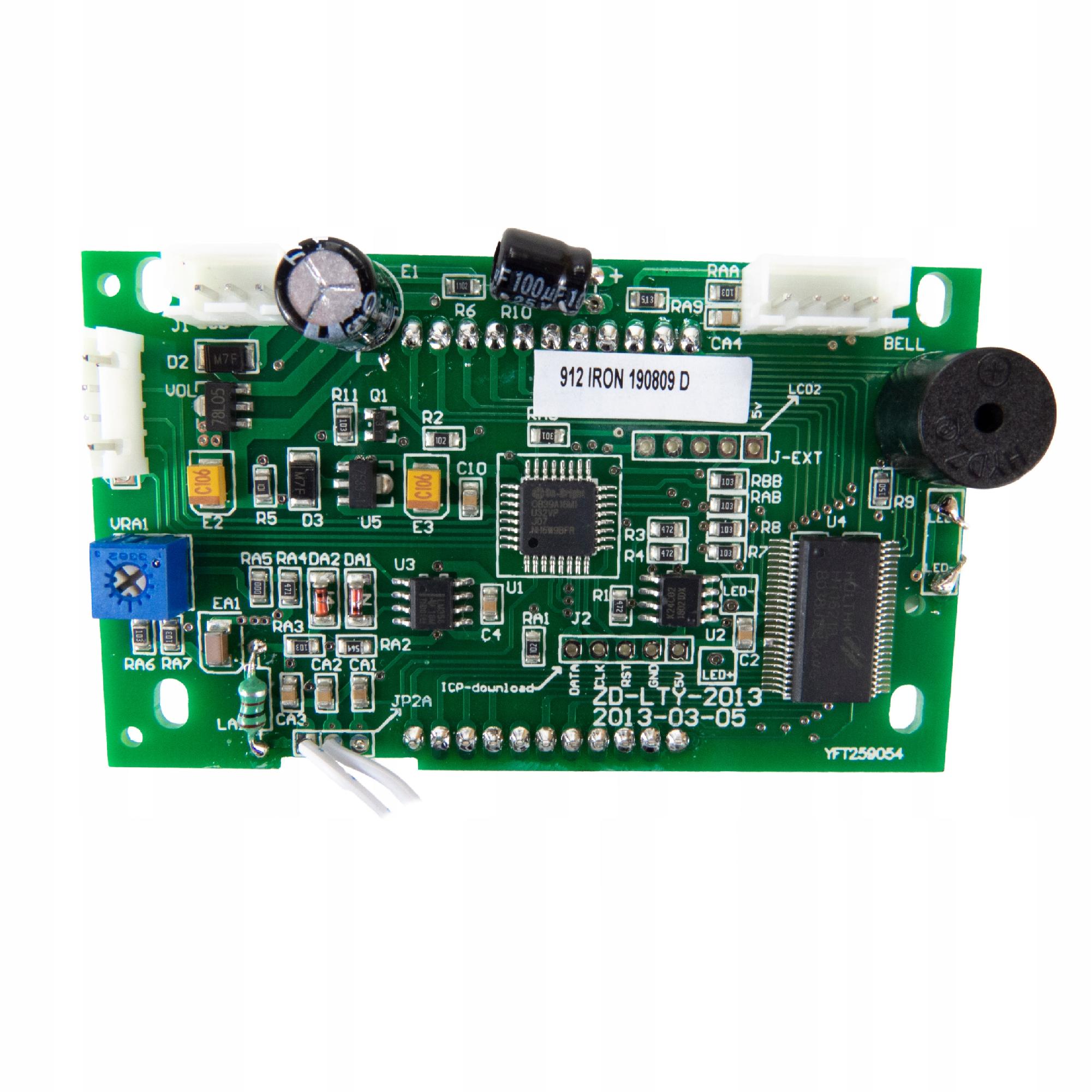 Ovládací Deska LCD Modrá Pro Páječku ZD-912