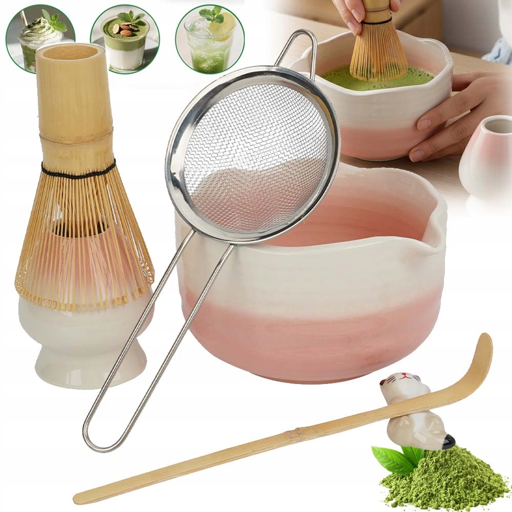 Levně Sada Na Čaj Matcha, Sada Metel Matcha S Metličkou Na Matchu 6V1