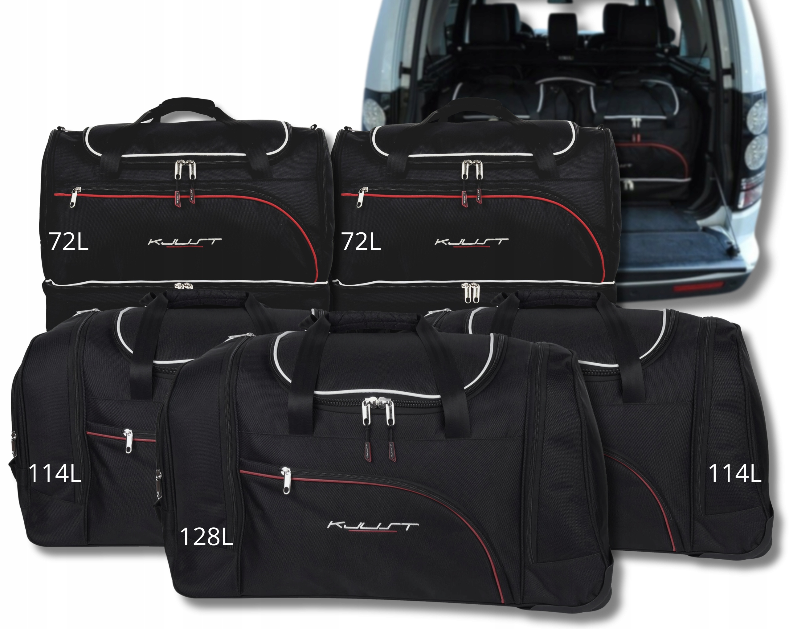 Cestovná Taška Do Kufra Land Rover Discovery 2010-2016 5 ks