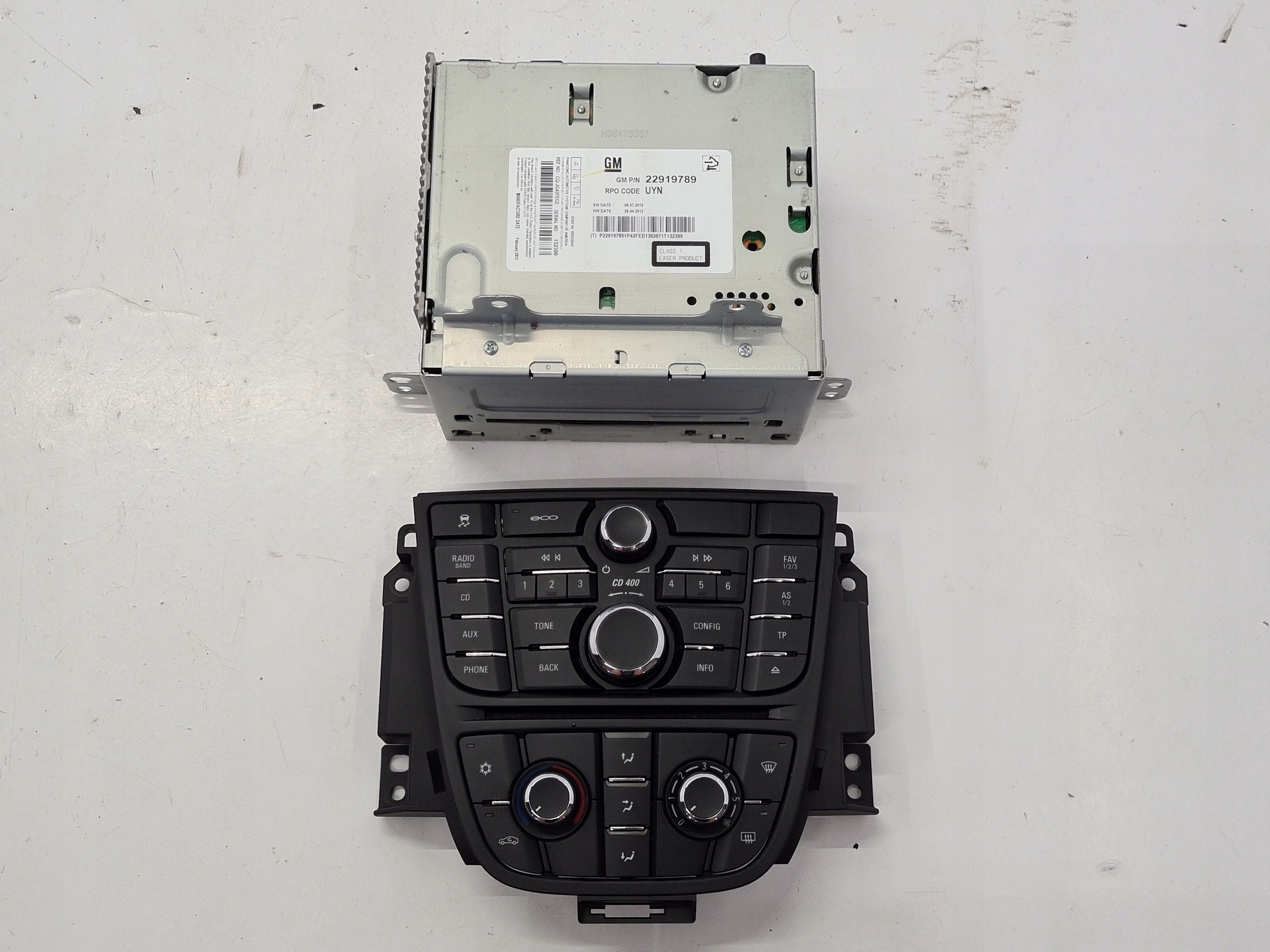 22919789 - OPEL ASTRA J IV РАДИО CD 400