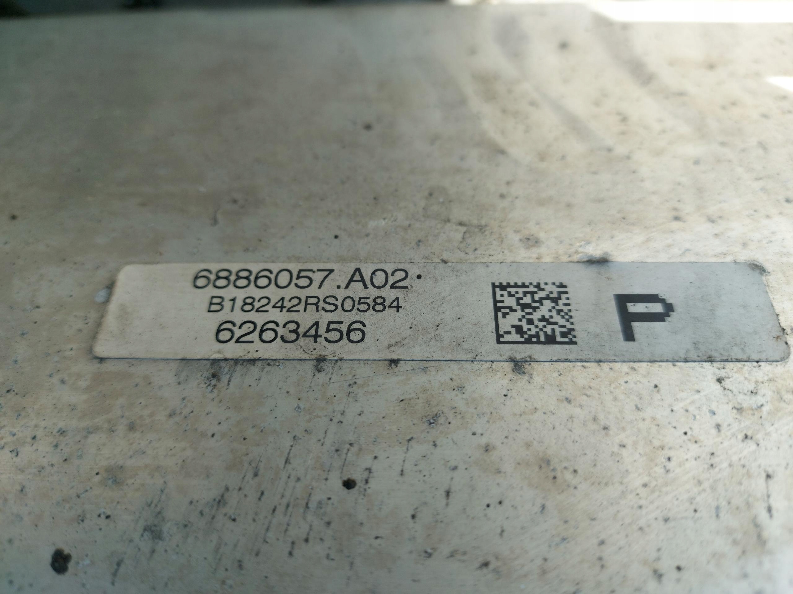 BMW G30 530E axle beam axle beam subframe rear part 6886057