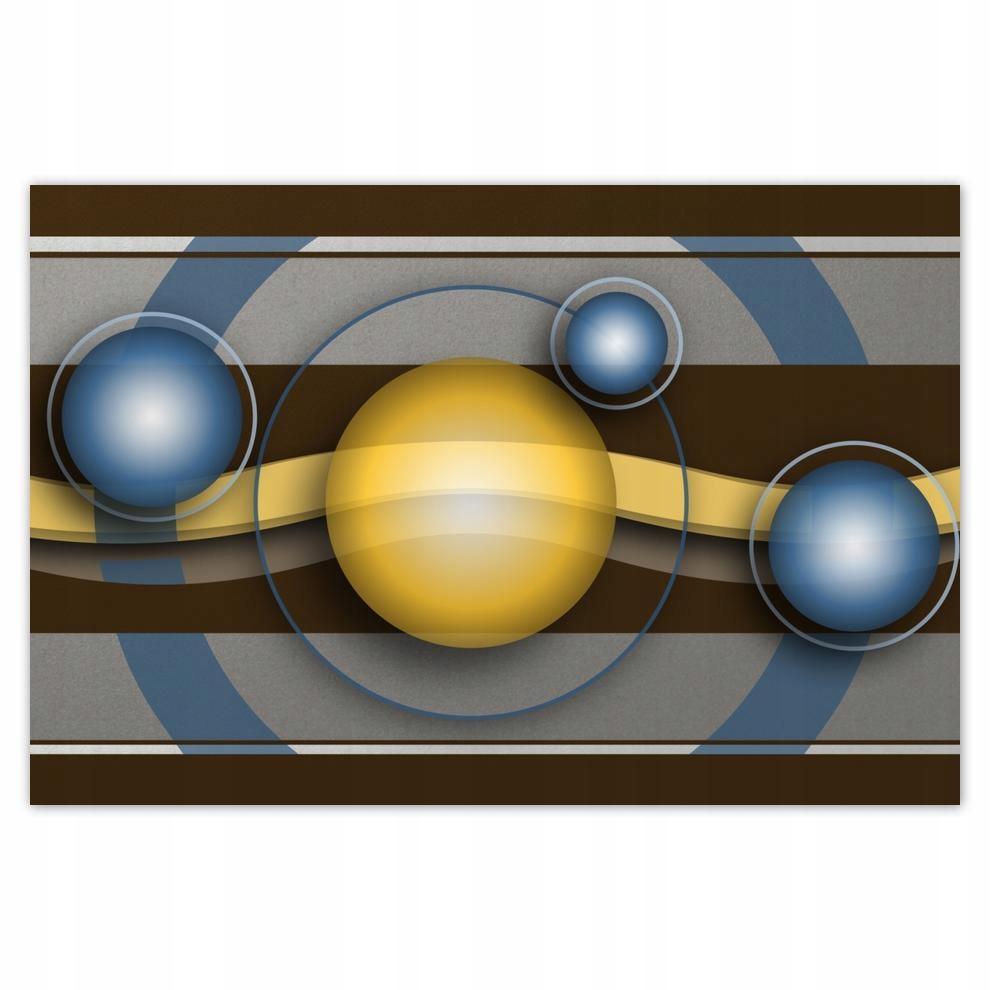 

Plakat 93x62 Modne Kule Abstrakcja