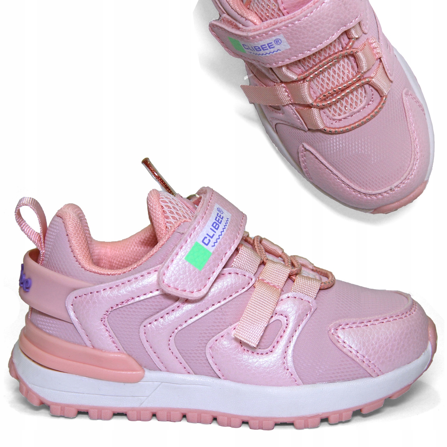 

Sportowe perłowe adidasy 27/15,4cm gumki półbuty