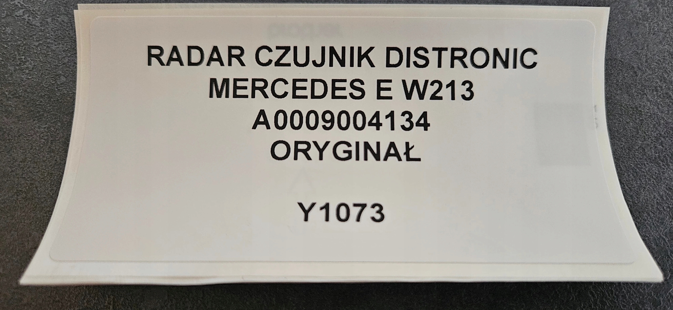 RADAR sensor DISTRONIC MERCEDES E W213 original