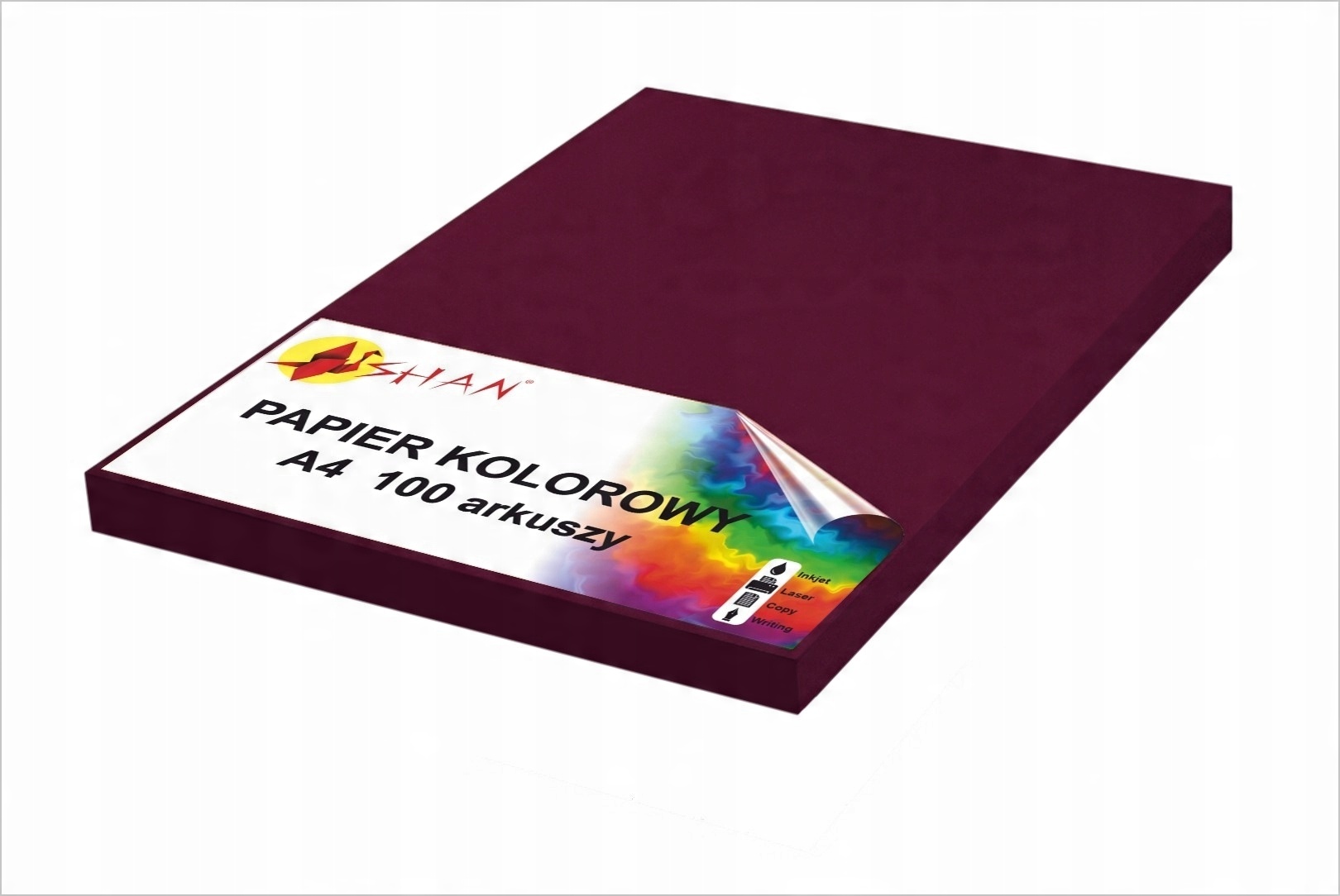 

Papier kolorowy A4 120g bordowy ciemny 100 arkuszy