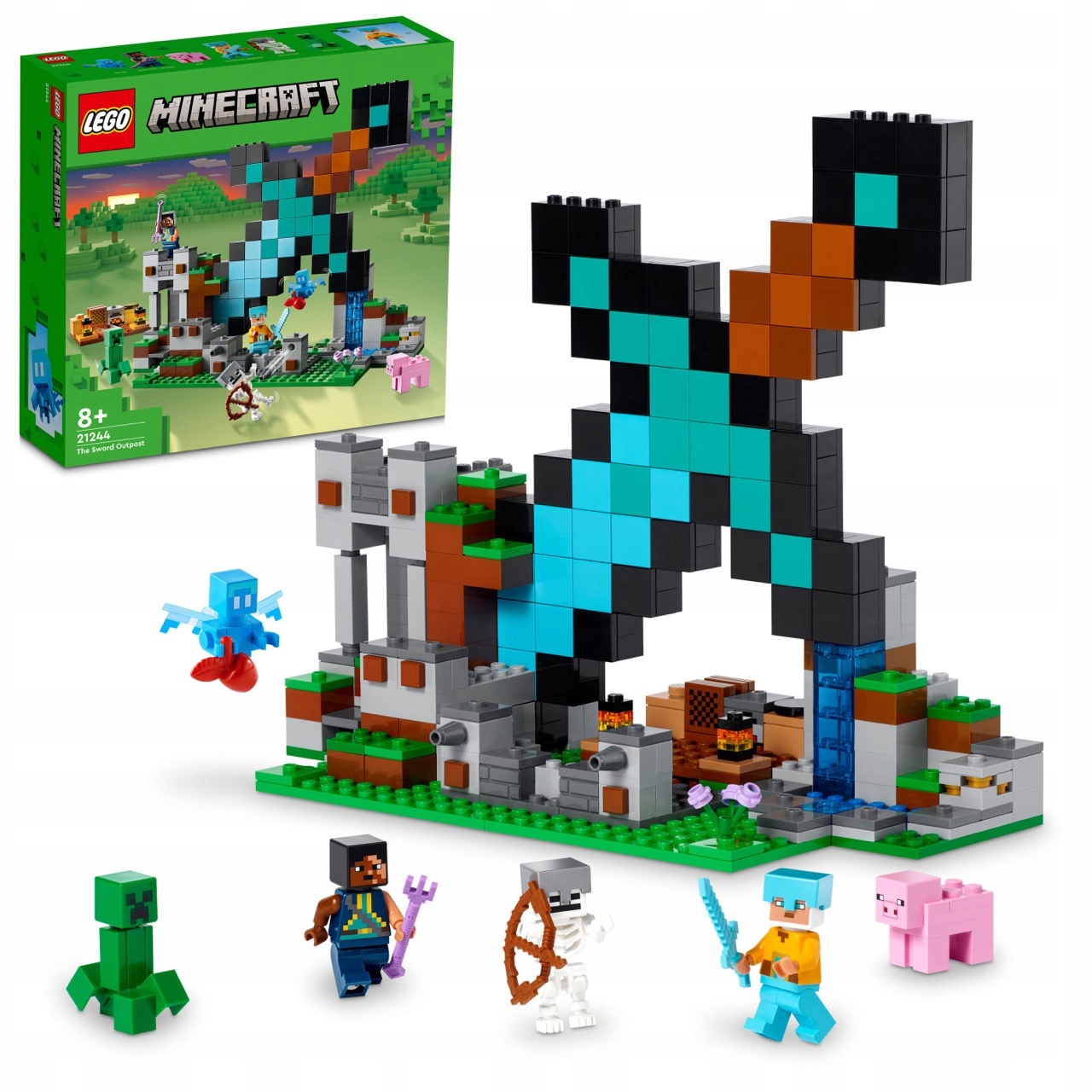 LEGO MINECRAFT BASTION MIECZA 21244